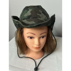 Camo Hat Sun Hat Protection‎ Gardening Beach Sz Medium Outdoors Work Fisherman